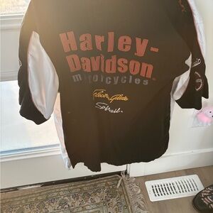 Harley-Davidson Black and White Men's Shirt